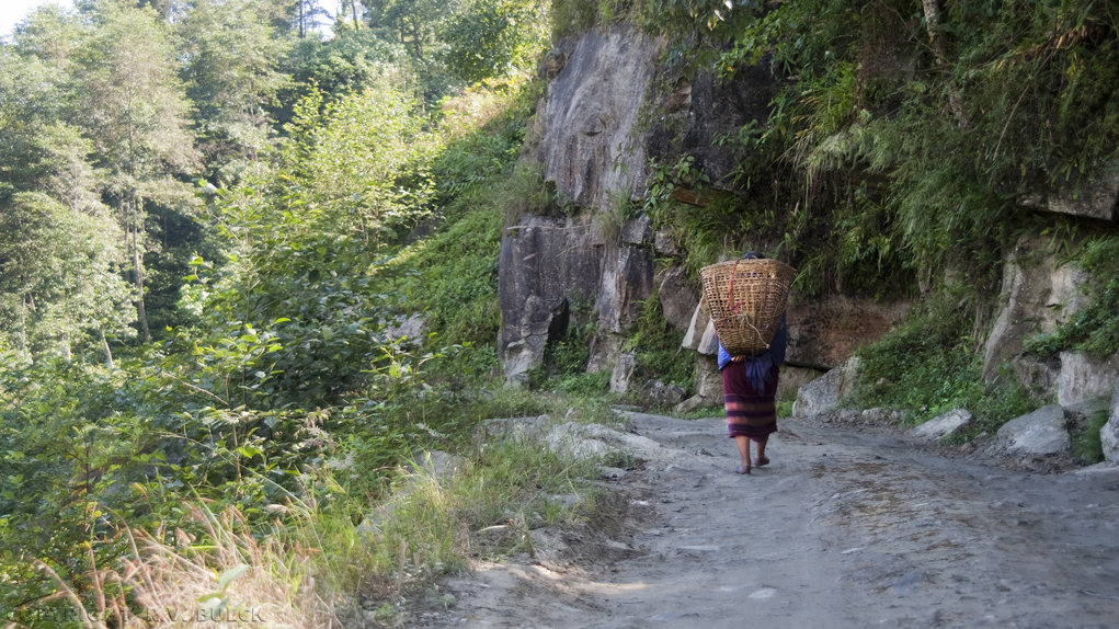 Sikkim, Road from Rinchenpong to Martam